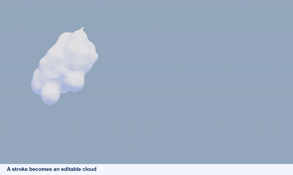 Draw a cloud