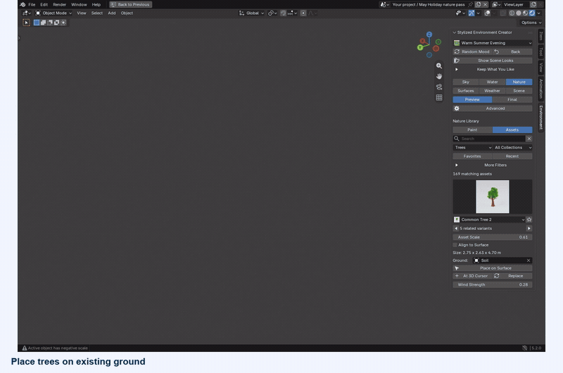 Watch the tools in Blender