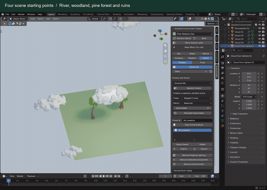 Generate a starting scene